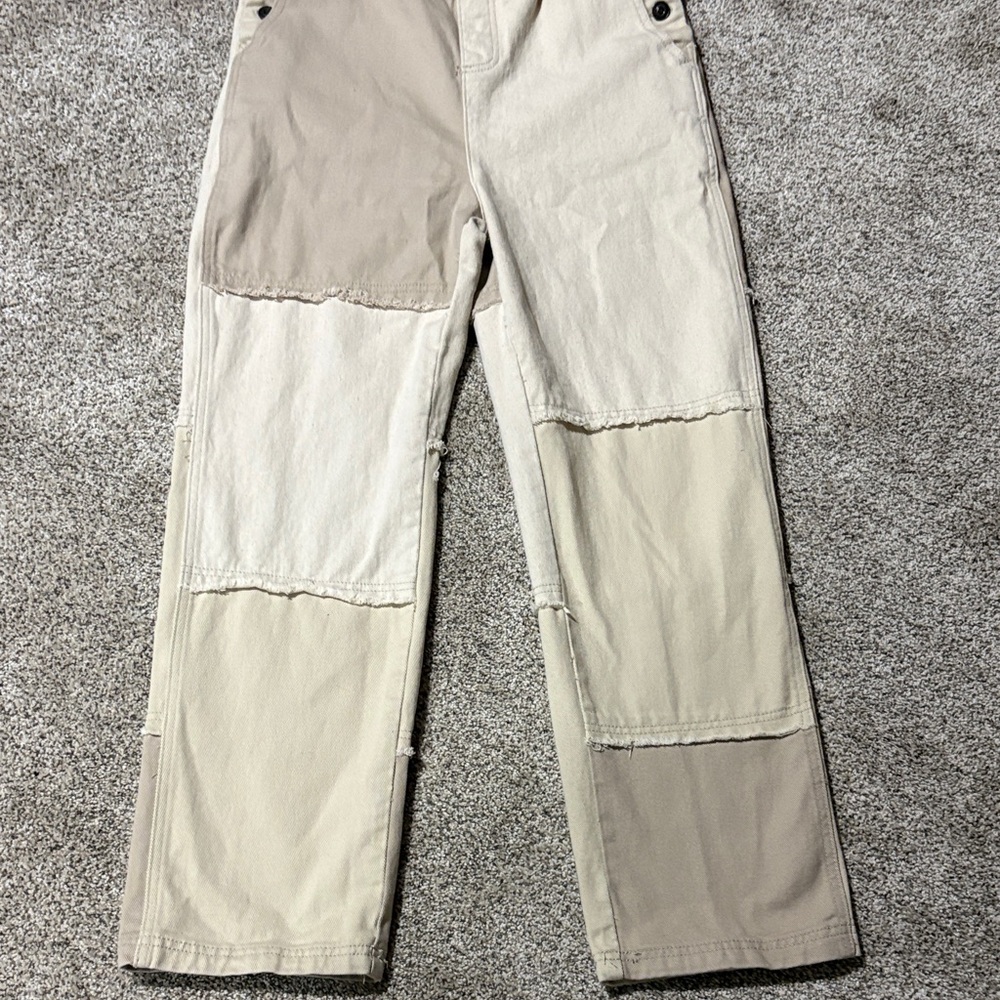 Easel Two-Tone Patchwork Jumpsuit - image 4